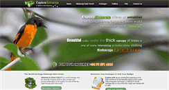Desktop Screenshot of exploresinharaja.com